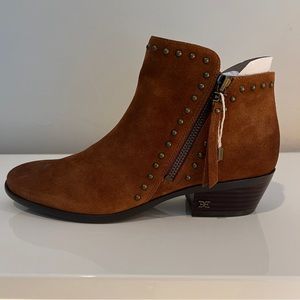 NWT Sam Edelman studded suede ankle boots